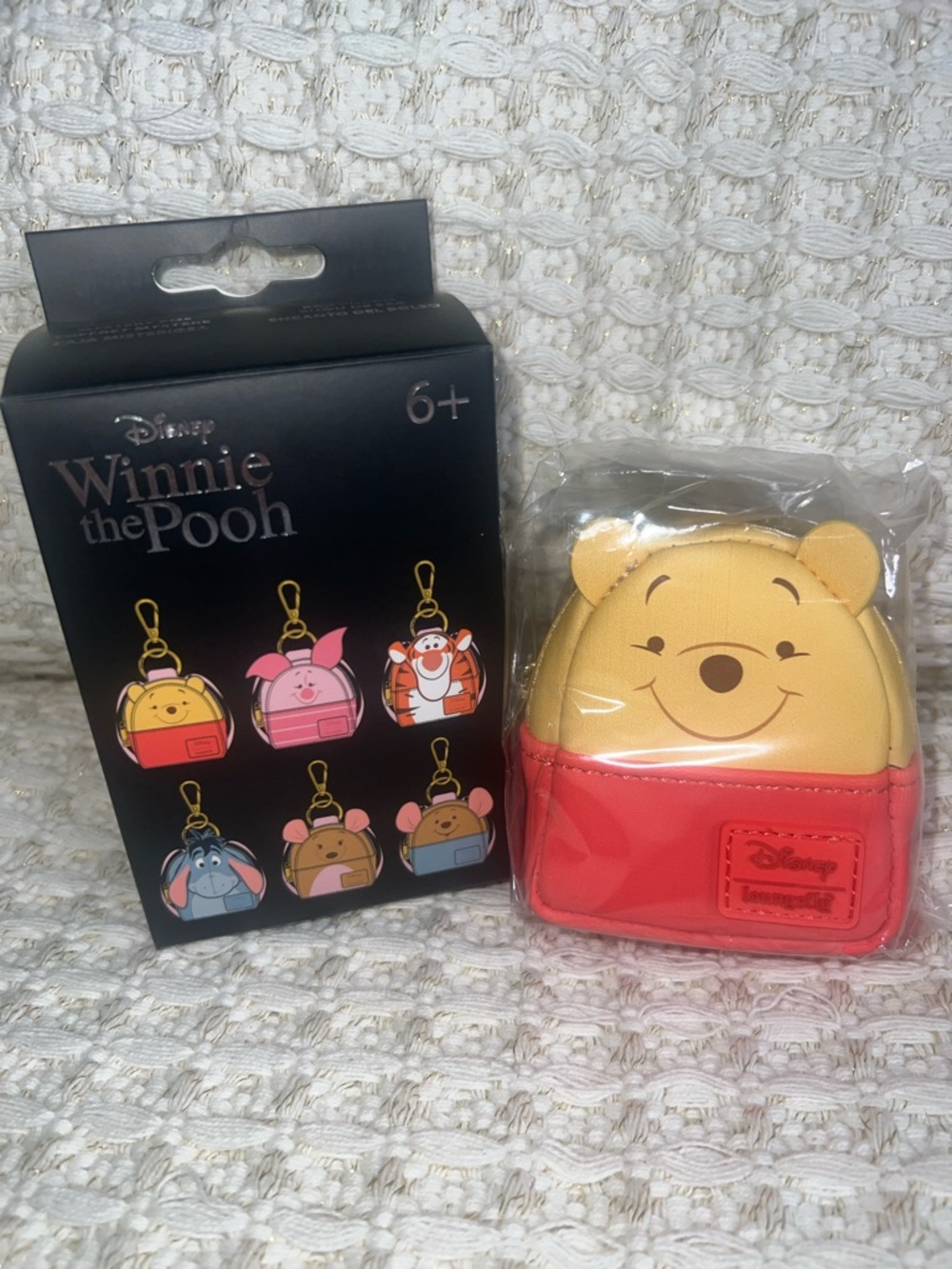 NWT Loungefly Winnie The Pooh & Friends Cosplay Mini Backpack Keychain Disney - Picture 4 of 5